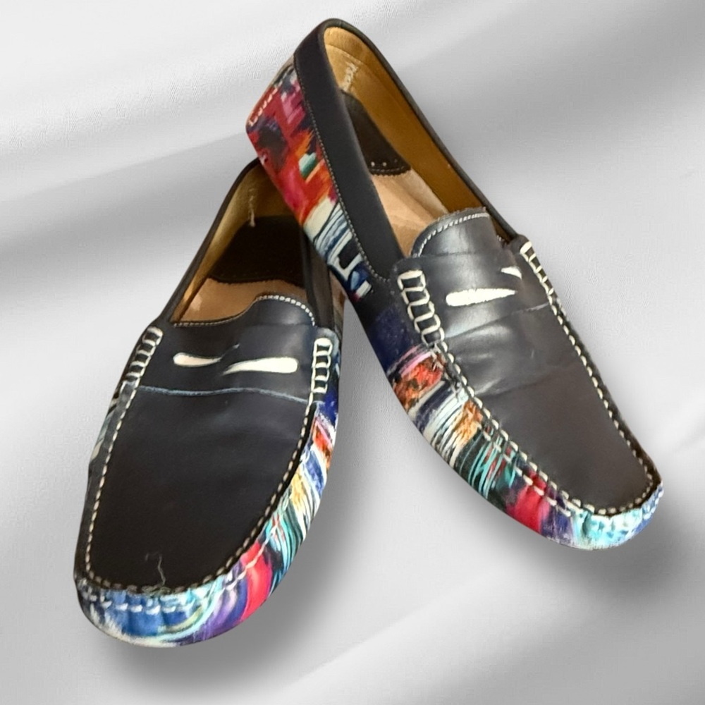 Robert‎ Graham Leather Loafers as is